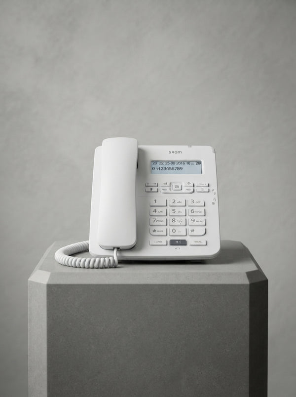Karel TM145 Otel Tipi Oda Telefonu Beyaz